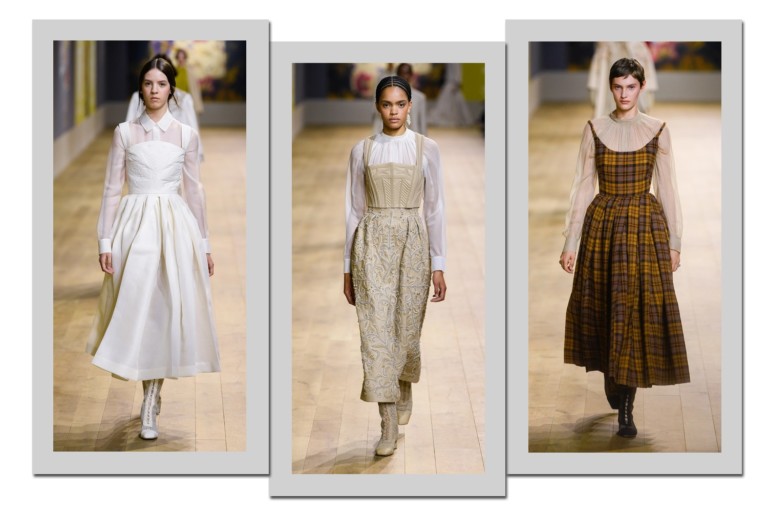Dior: Bordados e arte de Olesia Trofymenko dominam desfile de alta-costura 