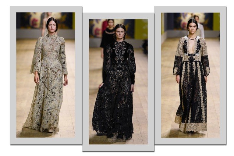 Dior: Bordados e arte de Olesia Trofymenko dominam desfile de alta-costura 