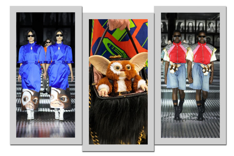 Gucci questiona cópia e identidade em desfile protagonizado por gêmeos