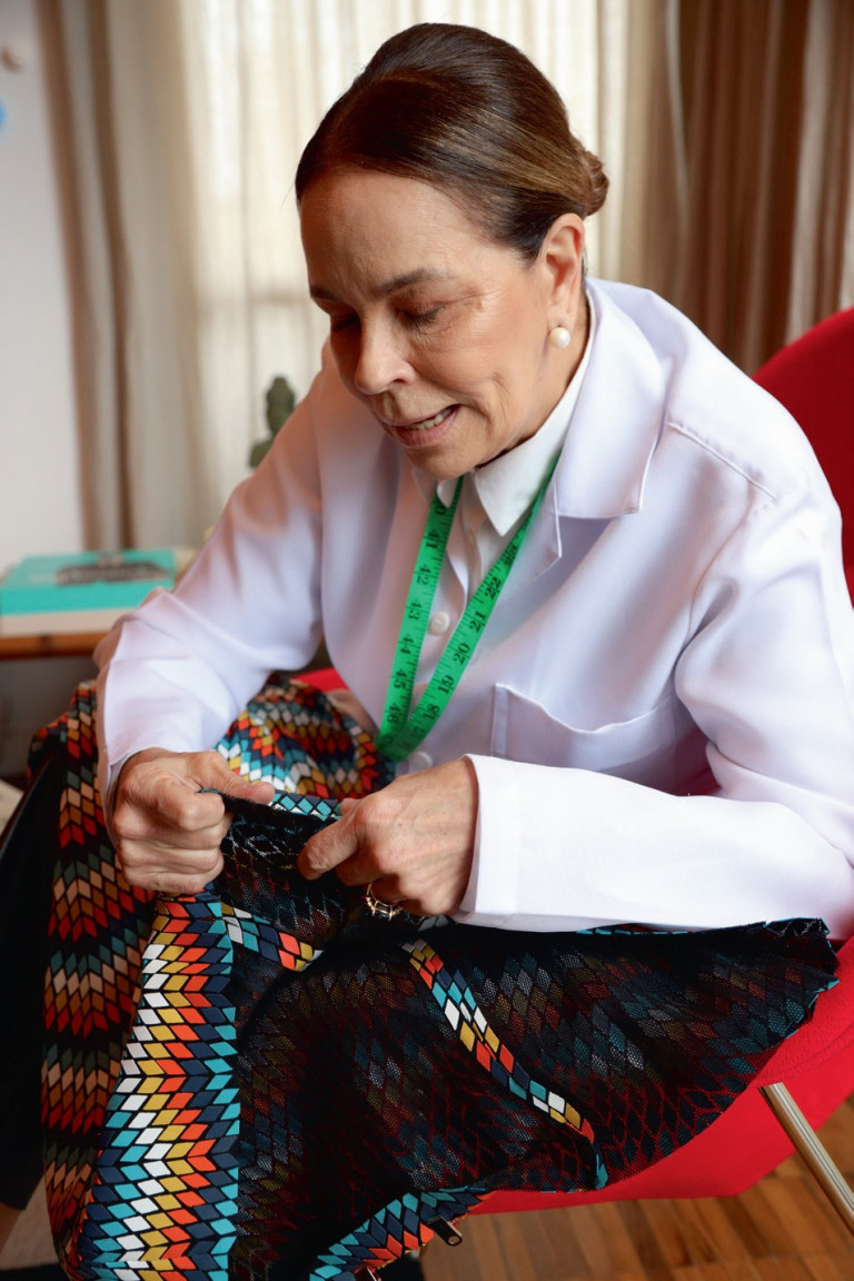 Acabamento artesanal cuidadoso define o trabalho de Patricia Viera