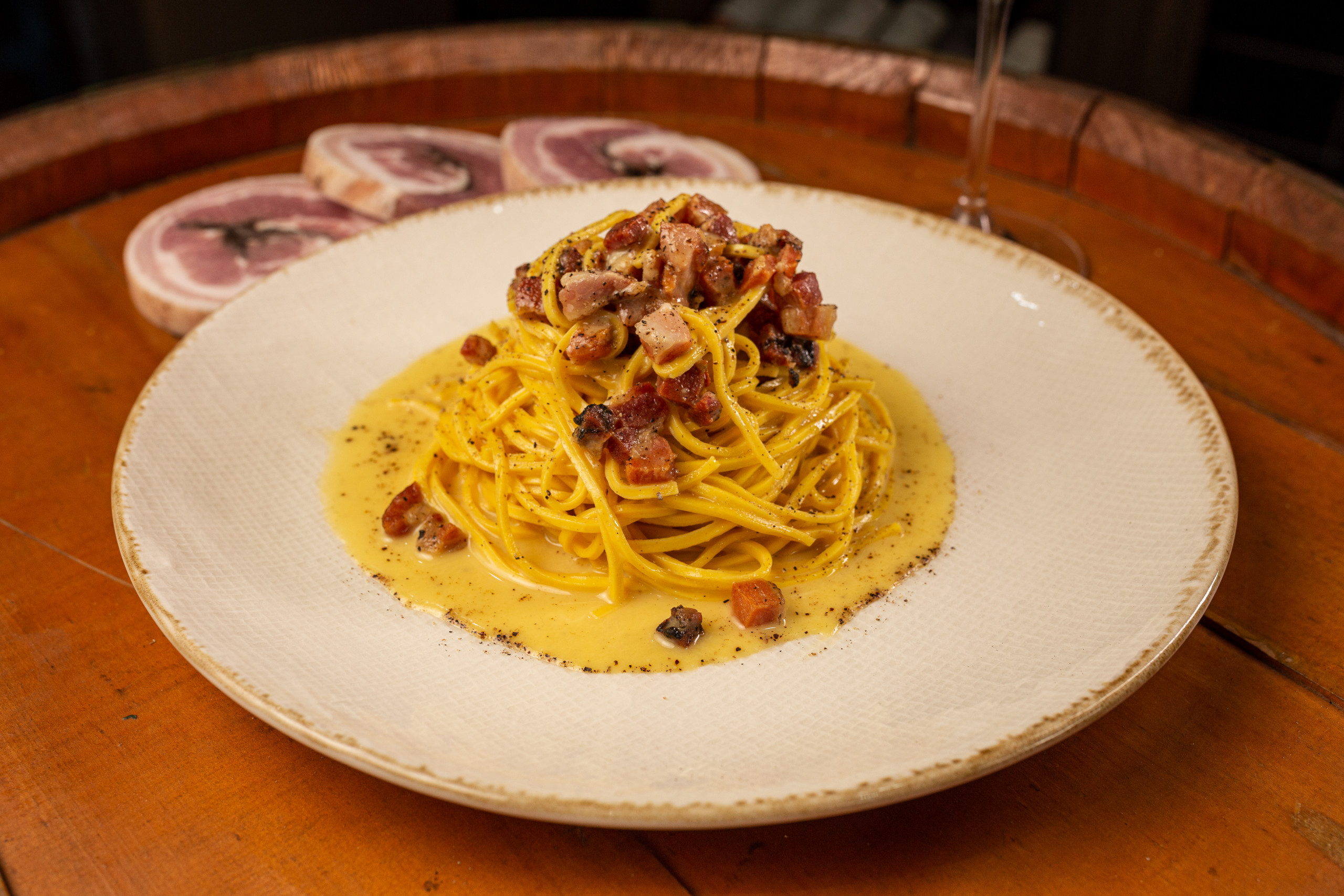 Carbonara da Cantina Piovanelli | Foto: Nathan Martins