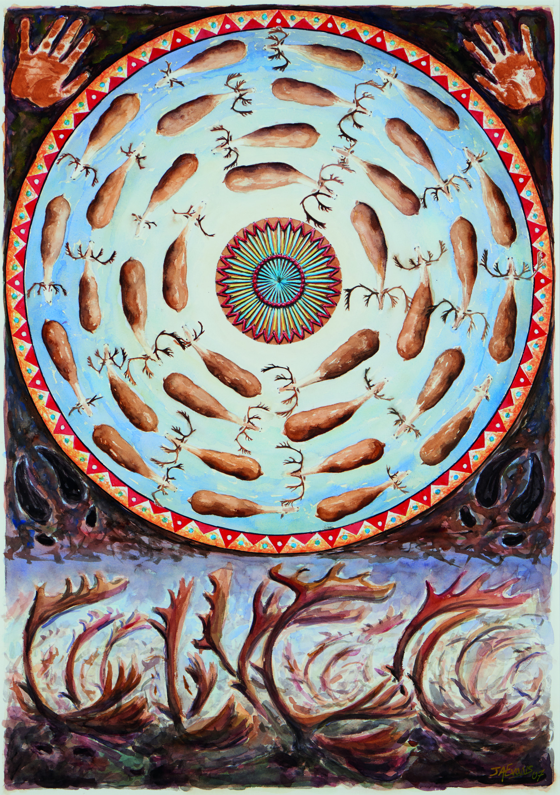 Jerry A. Evans, Caribou Migrations [Migrações do caribu], 2007