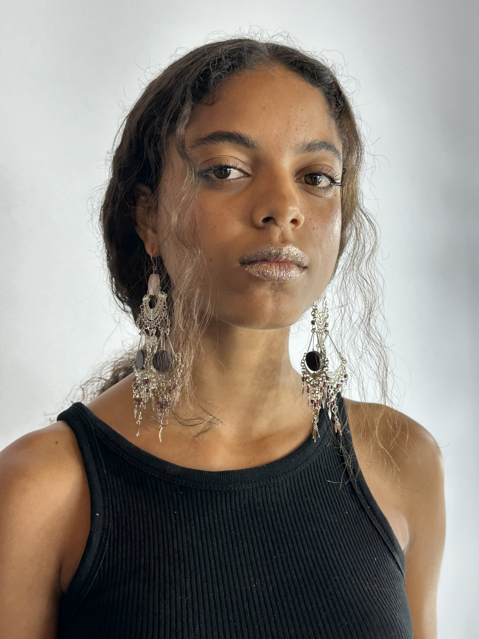 Com assinatura de assinada por Celso Kamura, essa foi a make da marca The Paradise no SPFW | Foto: Baárbara Martinez