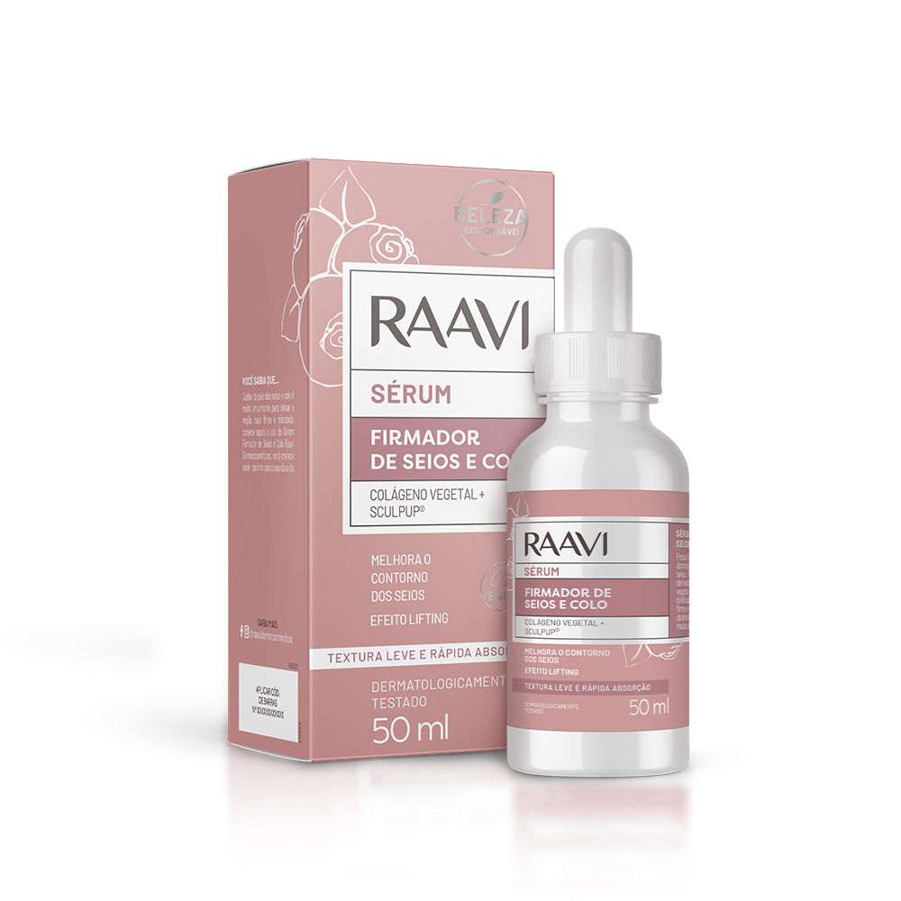 Sérum Firmador de Seios e Colo da Raavi | Foto: Divulgação