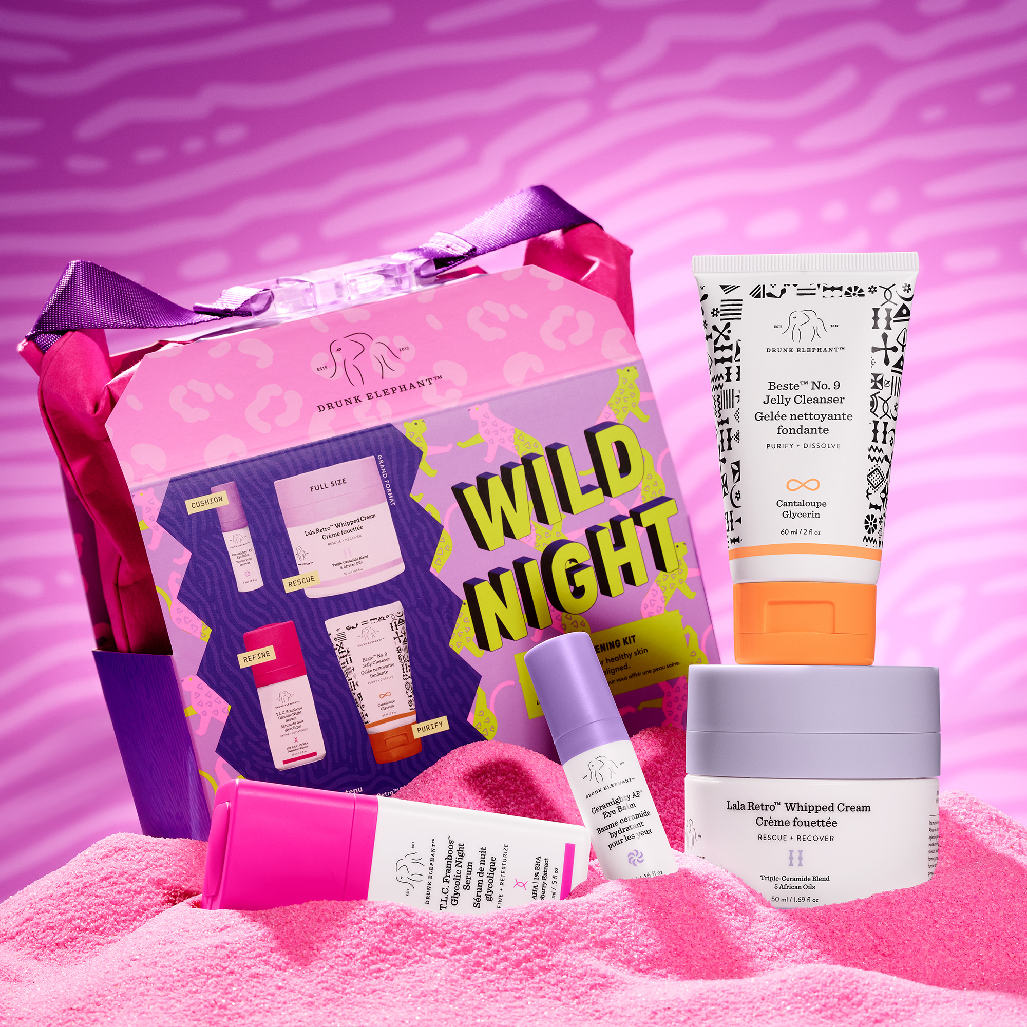 Kit especial de Drunk Elephant estará a venda na Sephora | Foto: Divulgação