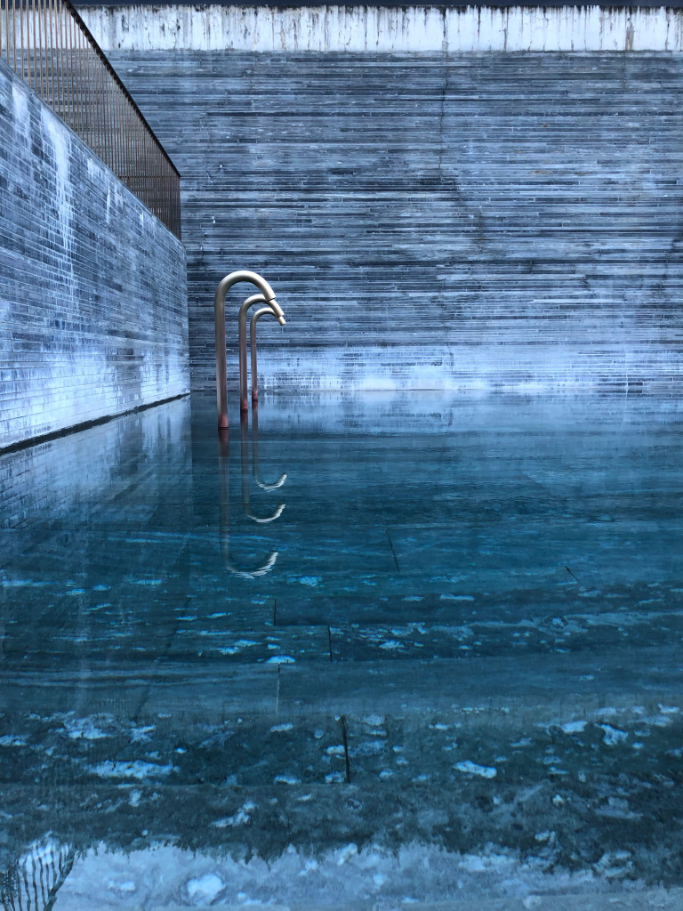 Termas de Vals, na Suíça, projetada por Peter Zumthor